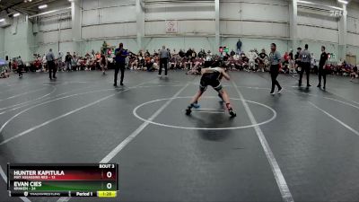 105 lbs Round 1 (8 Team) - Evan Cies, Kraken vs Hunter Kapitula, Mat Assassins Red