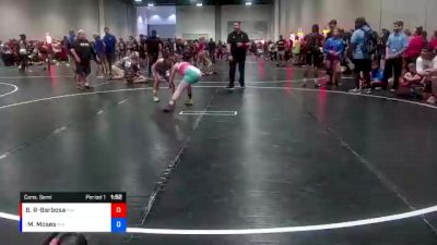 112 lbs Cons. Semi - Memphis Moses, RPA Wrestling vs Bianca Ribeiro-Barbosa, Full Throttle Wrestling Club