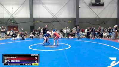 118 lbs Quarterfinal - Eden Hornby, WA vs Olivia Bezdicek, ID