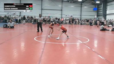 56 lbs Round 2 - 10:45am Saturday - Corbyn Zitek, Nebraska Elite vs Rowan Johnson, NCWAY National Team