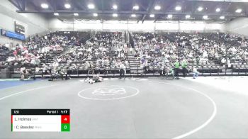 120 lbs Cons. Round 2 - Christian Beesley, Provo vs Logan Holmes, Uintah