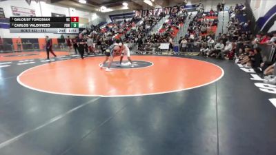 157 lbs 1st Place Match - Galoust Torosian, Birmingham Charter vs Carlos Valdiviezo, Poway