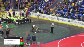 82 lbs Quarterfinal - Chase Karenbauer, Grove City vs Michael Johnson, West Allegheny