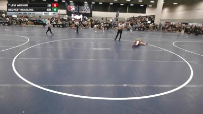 86 lbs Cons. Rd Of 16 - Levi Werner, Askren Wrestling Academy vs Beckett Keasling, Nebraska