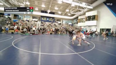 112 lbs Quarterfinal - Boston Backus, Champions Wrestling Club vs Boston Rutter, Wasatch Wrestling Club