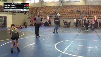 53 lbs Cons. Semi - Dalton Baker, GGB vs Colin Godinsky, Strongsville