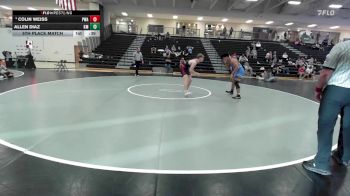 157 lbs 5th Place Match - Colin Weiss, Purler Wrestling Academy vs Allen Diaz, Kearney Matcats