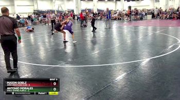 120 lbs Semis & 1st Wrestleback (8 Team) - Antonio Morales, Eagle Empire Purple vs Mason Goelz, Avon Wrestling Club