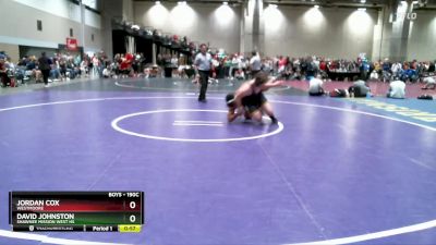 190C Cons. Semi - Jordan Cox, Westmoore vs David Johnston, Shawnee Mission West HS