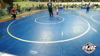 43 lbs Round Of 32 - Breckon Milburn, Powerhouse Wrestling vs Serenity Esparza, Mission Wrestling Club