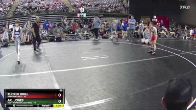 85 lbs Finals (8 Team) - Axl Jones, South Dakota Lightning vs Tucker Brill, Nebraska Red