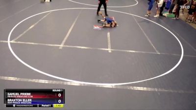 56 lbs Round 1 - Samuel Priebe, MN Elite Wrestling Club vs Braxton Eller, New Prague Wrestling