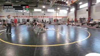 155 lbs Round 3 (12 Team) - Lucas Drake, Mat Assassins Red vs Jake Renninger, Steller Trained Bly