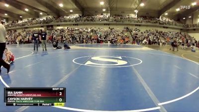 70 lbs Cons. Round 2 - CAYSON HARVEY, Odessa Youth Wrestling Club-AAA vs Ira Samm, Greater Heights Wrestling-AAA