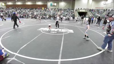 50 lbs Quarterfinal - Justin Barnes, Anderson Attack WC vs Jayden Crisman, All-Phase WC