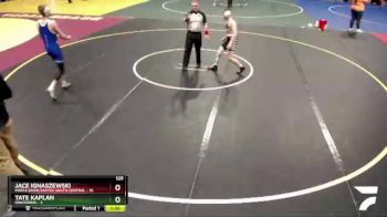 125 lbs Semis & 1st Wrestleback (8 Team) - Jace Ignaszewski, Maple River/United South Central vs Tate Kaplan, Owatonna