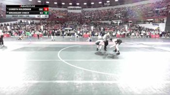 125 lbs Champ. Round 2 - Corbyn Holdeman, CrassTrained: Weigh In Club vs Wrangler Check, North Crawford Seneca