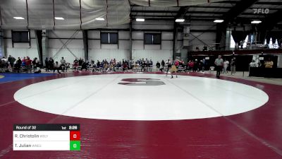 157 lbs Round Of 32 - Ronnie Christolin, Wesleyan vs Tristan Julian, Western New England