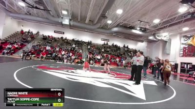 110 lbs Semifinal - Naomi White, Coronado vs Taytum Soppe-Cope, Palmer