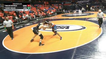 3A 157 lbs Champ. Round 1 - Malan Hatfield, Aurora (West Aurora) vs Danny Malan, Wilmette (Loyola Academy)