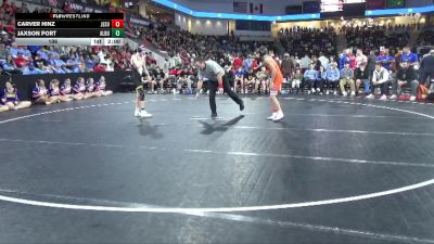 106 lbs Semis - Jaxson Port, Alburnett vs Carver Hinz, Jesup