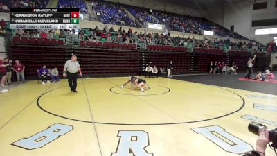 110 lbs Consi Of 4 - Kerrington Ratliff, Northwestern vs Kymarielle Cleveland, Manning