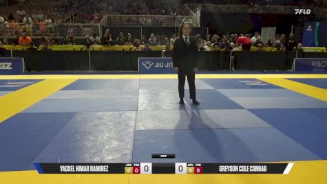 Greyson Cole Conrad vs Yadxel Himar Ramirez 2025 Pan Kids Jiu-Jitsu IBJJF Championship