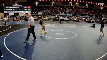 D 2 165 lbs Champ. Round 1 - Brennan Hill, Kenner Discovery Health Science vs Jaydon Roberson, Comeaux