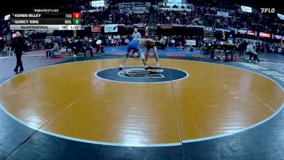 AA - 190 lbs Quarterfinal - Quincy King, Missoula Big Sky / Loyola Sacred Heart vs Kohen Rilley, Flathead (Kalispell)