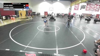 125-130 lbs Round 5 - Kylee Perez, Legacy Wrestling Center vs Ilianna Cosic, Peterson Grapplers