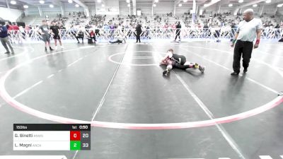 150 lbs Rr Rnd 2 - Giovanni Binetti, RedNose Wrestling School - ES vs Liam Magni, Anchor Wrestling Club