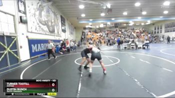 165 lbs Cons. Round 5 - Turner Tootill, Mayfair vs Dustin Bunch, South Torrance