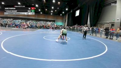 157 lbs Champ. Round 1 - Jake Farfan, Vista Del Lago vs Colin Shamp, Skyline