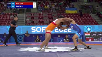 74 kg 1/2 Final - Sagar Jaglan, India vs Ryunosuke Kamiya, Japan