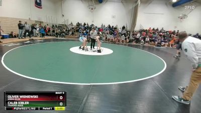 113 lbs Champ. Round 1 - Caleb Kibler, Thunder Ridge vs Oliver Wisniewski, Green River