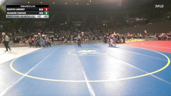 3A Boys 175 lbs Cons. Round 2 - Masyn Lindsey, McLoughlin Boys vs Joaquin Cuevas, Nyssa Boys