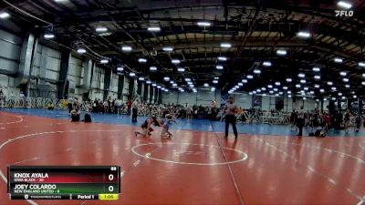 88 lbs Rd# 2 10:30am Friday - Knox Ayala, Iowa Black vs Joey Colardo, New England United