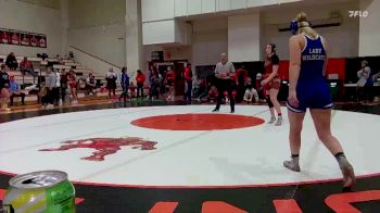 Girls 130 lbs Quarterfinal - Alexandrya Davidson, Onaga vs Juliet Brackenbury, Holton HS