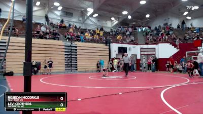 41-43 lbs Semifinal - Roselyn McCorkle, Team Tiger WC vs Levi Crothers, Chesterton WC