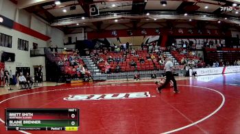 165 lbs Cons. Semi - Brett Smith, Northern Illinois vs Blaine Brenner, Minnesota