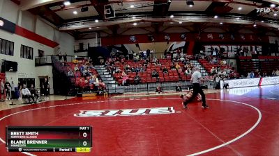 165 lbs Cons. Semi - Brett Smith, Northern Illinois vs Blaine Brenner, Minnesota