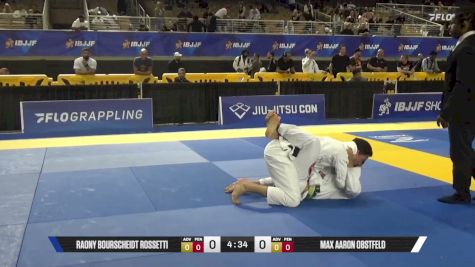 Max Aaron Obstfeld vs Raony Bourscheidt Rossetti 2026 Pan Jiu Jitsu IBJJF Championship