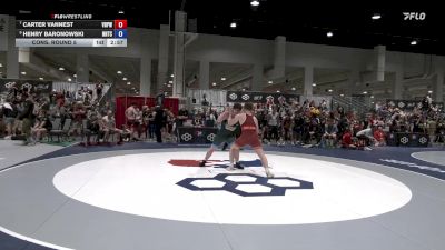 87 lbs Cons. Round 5 - Carter Vannest, Vasky Bros\Pitman Wrestling Club vs Henry Baronowski, NMU/National Training Center