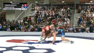 67 lbs 1st Place Match - Pierson Manville, Atreus Wrestling Club vs Amryn Nutter, Combat W.C. School Of Wrestling
