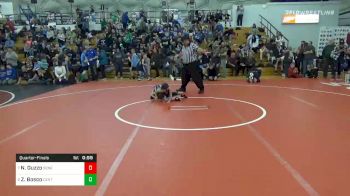 45 lbs Quarterfinal - Nico Guzzo, Seneca Valley vs Zachary Bosco, Central Valley