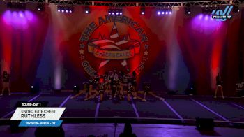 United Elite Cheer - RUTHLESS [2025 L3 Senior - D2 Day 1] 2025 The American Legacy Fort Worth Nationals