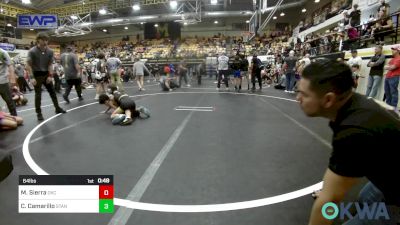 64 lbs Rr Rnd 3 - Mateo Sierra, OKC Saints Wrestling vs Cam Camarillo, Standfast OKC