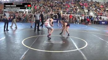 110 lbs Cons. Round 3 - Loretta Stapleton, Clark Shawnee vs Sienna Maiani, Cincinnati Elite Wrestling Aca