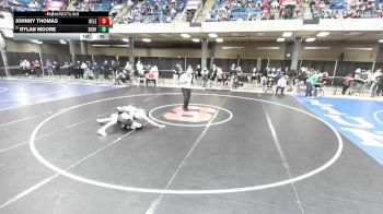 120 lbs Cons. Round 1 - Rylan Moore, Unattached vs Johnny Thomas, Normal