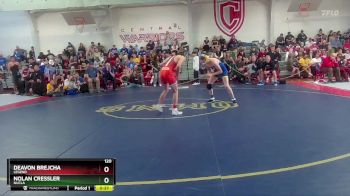 120 lbs Cons. Round 2 - Deavon Brejcha, Legend vs Nolan Cressler, Nucla